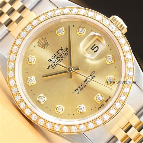 rolex 16233 gold price|rolex 16233 diamond bezel.